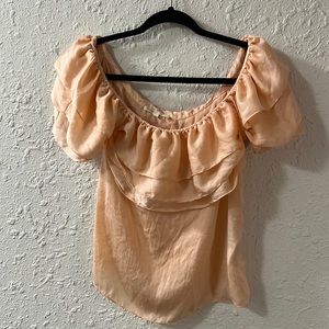 Maje peach blouse